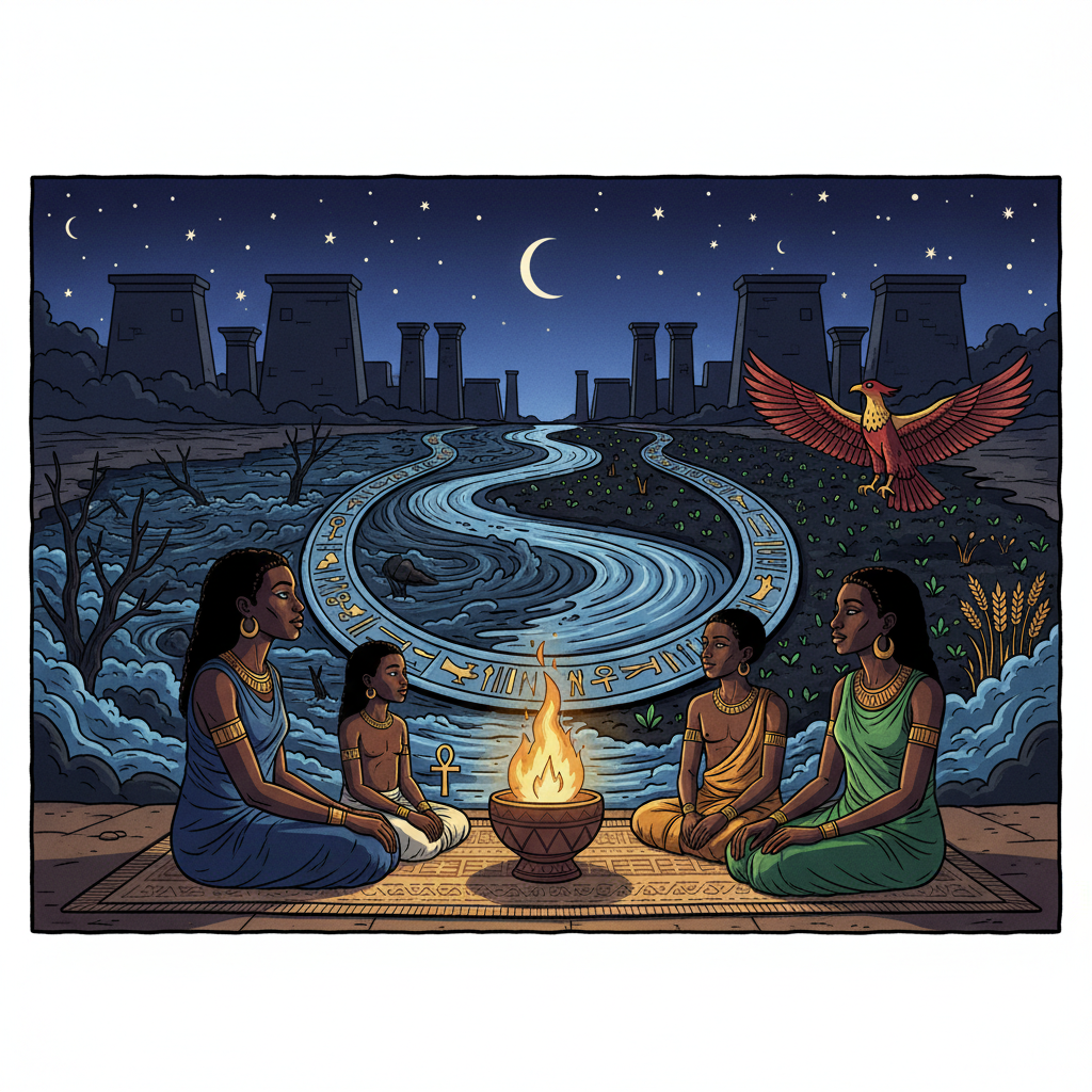 The Bennu and Eternal Return — Africa's Gift to World Mythology — illustration 6