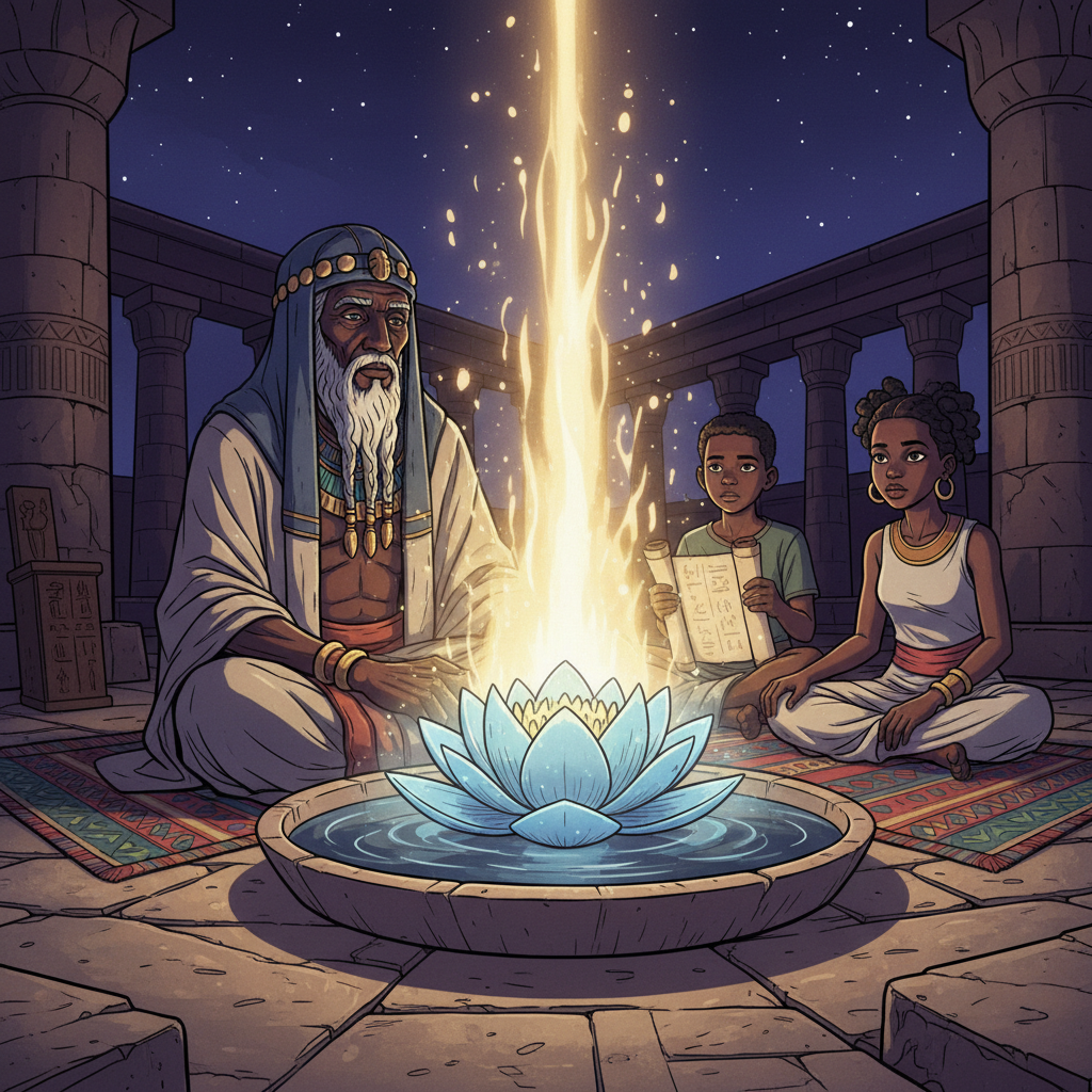 Nefertem and the Lotus — Beauty, Suffering, and the Ethics of Care — illustration 13
