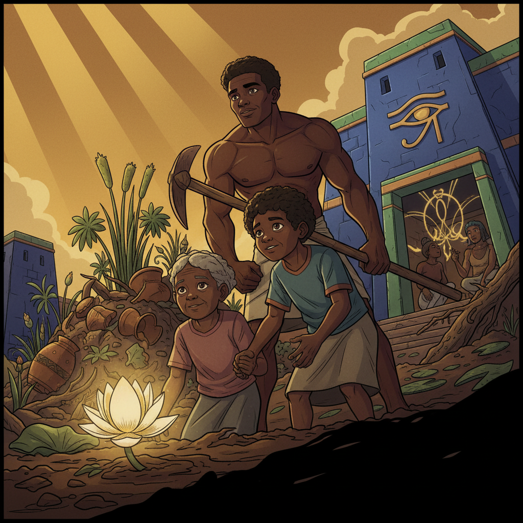 Nefertem and the Lotus — Beauty, Suffering, and the Ethics of Care — illustration 17