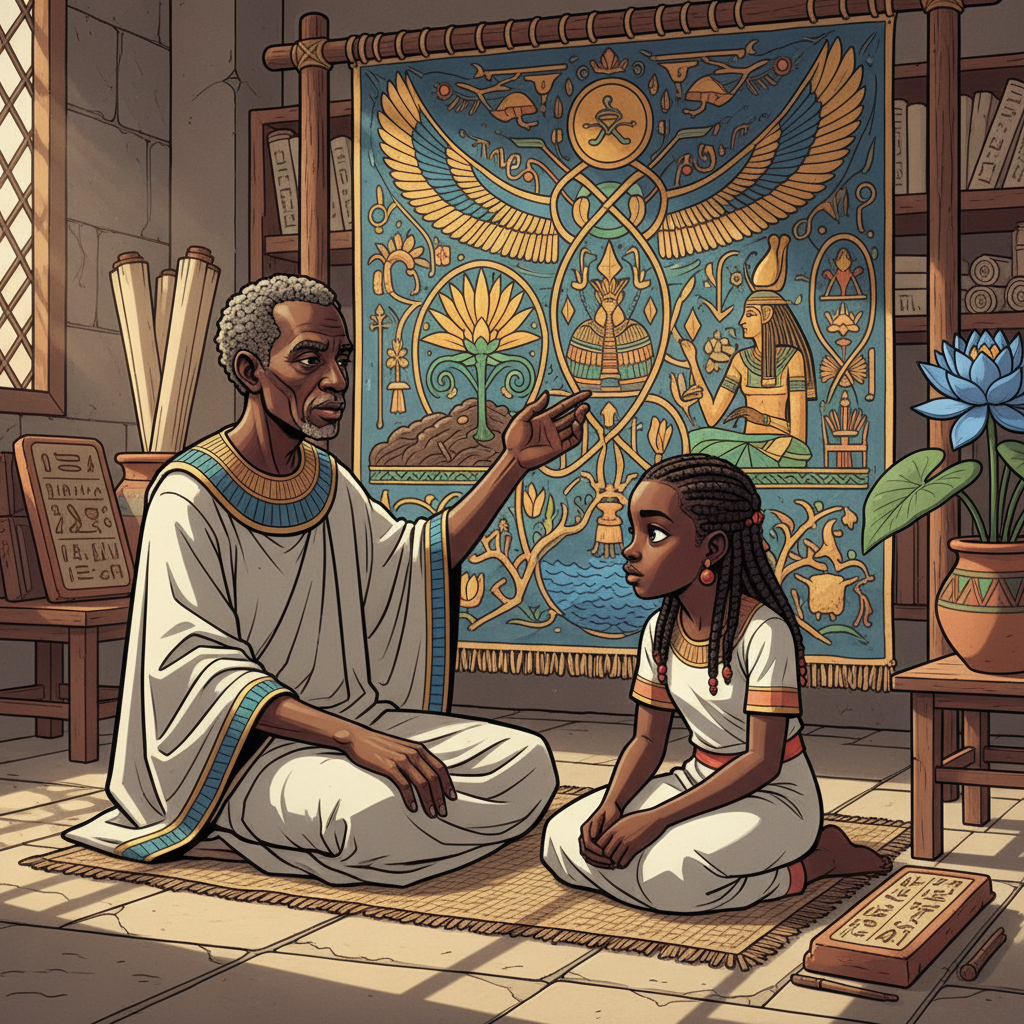 Nefertem and the Lotus — Beauty, Suffering, and the Ethics of Care — illustration 19