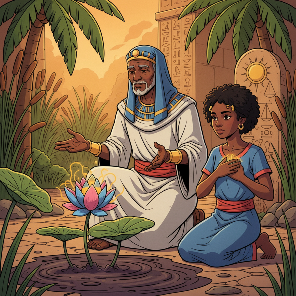 Nefertem and the Lotus — Beauty, Suffering, and the Ethics of Care — illustration 21