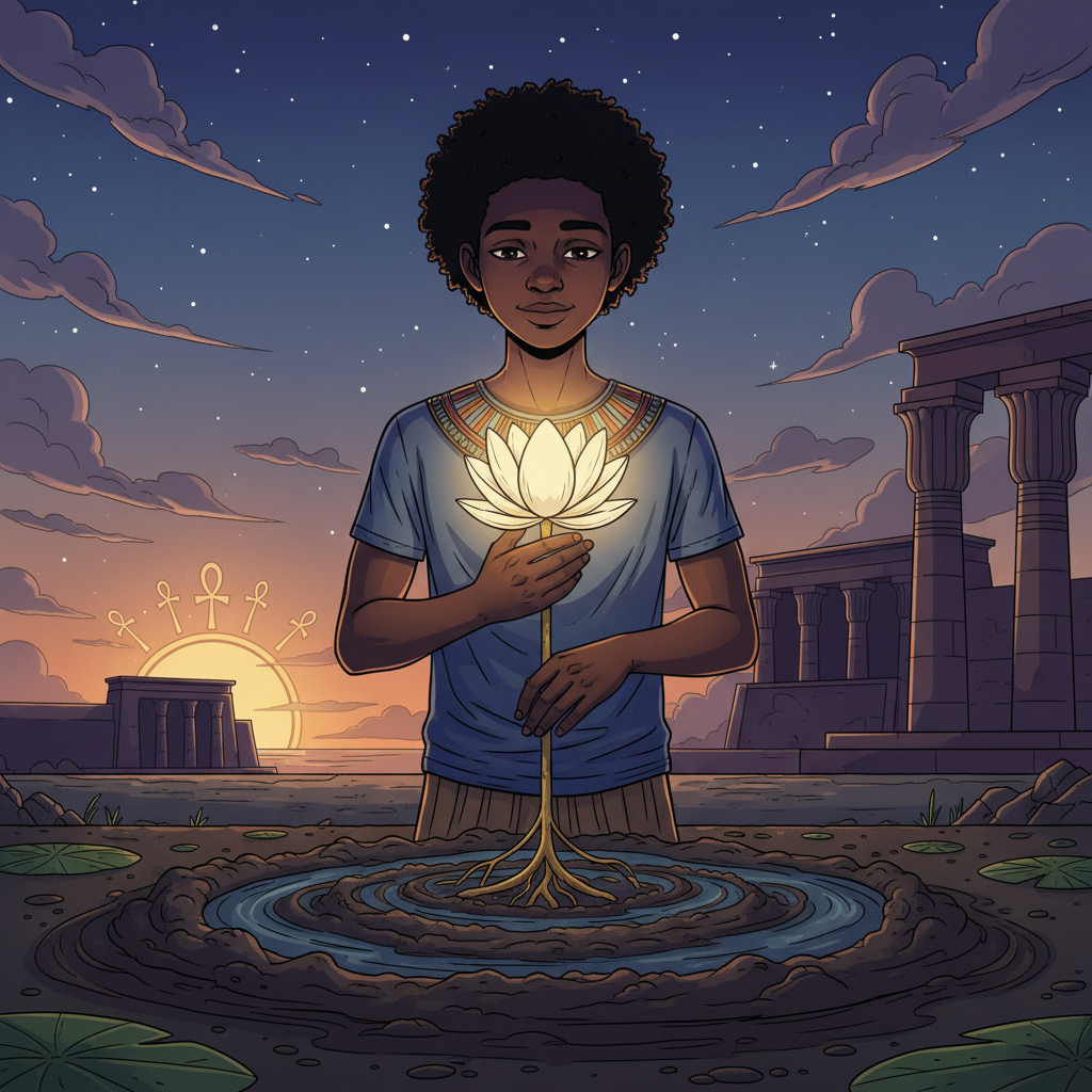 Nefertem and the Lotus — Beauty, Suffering, and the Ethics of Care — illustration 22