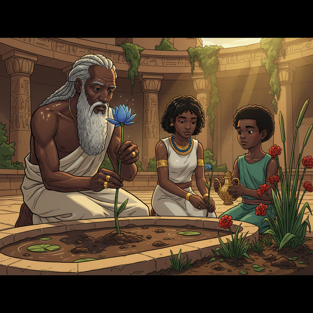 Nefertem and the Lotus — Beauty, Suffering, and the Ethics of Care — illustration 6