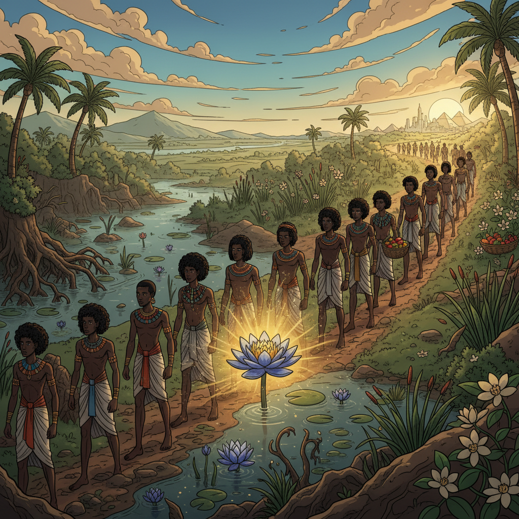 Nefertem and the Lotus — Beauty, Suffering, and the Ethics of Care — illustration 7