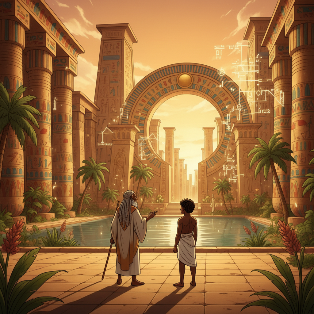 Ren and Heka — Language as the Architecture of Reality — illustration 1