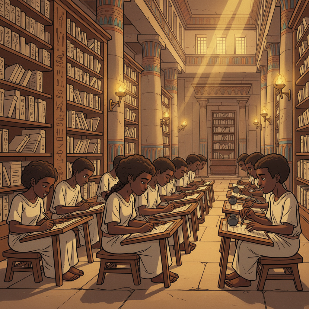 The Scribe Who Could Not Lie — illustration 2
