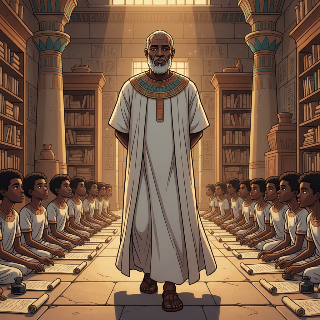 The Scribe Who Could Not Lie — illustration 3