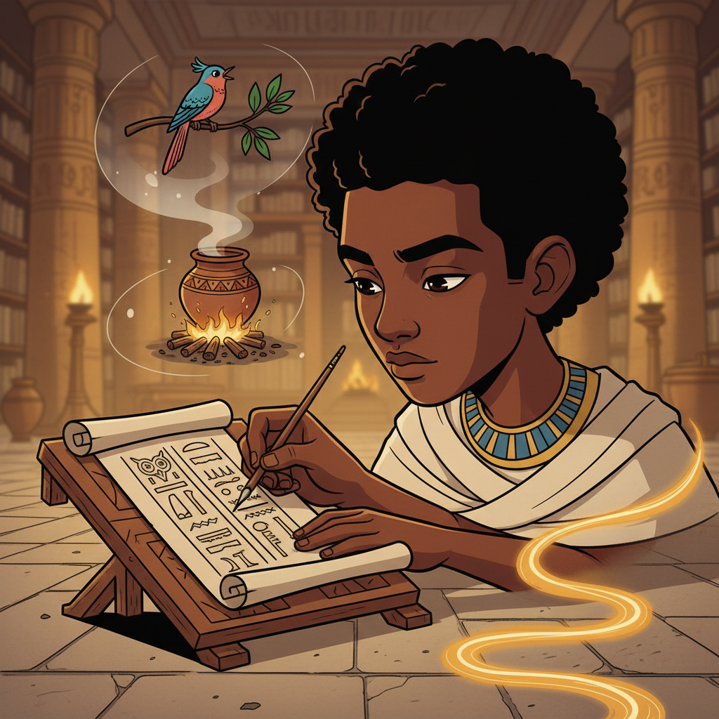 The Scribe Who Could Not Lie — illustration 5