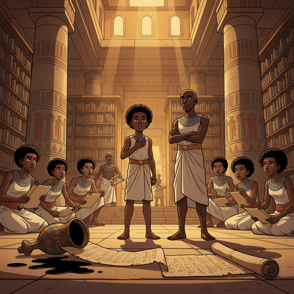 The Scribe Who Could Not Lie — illustration 10