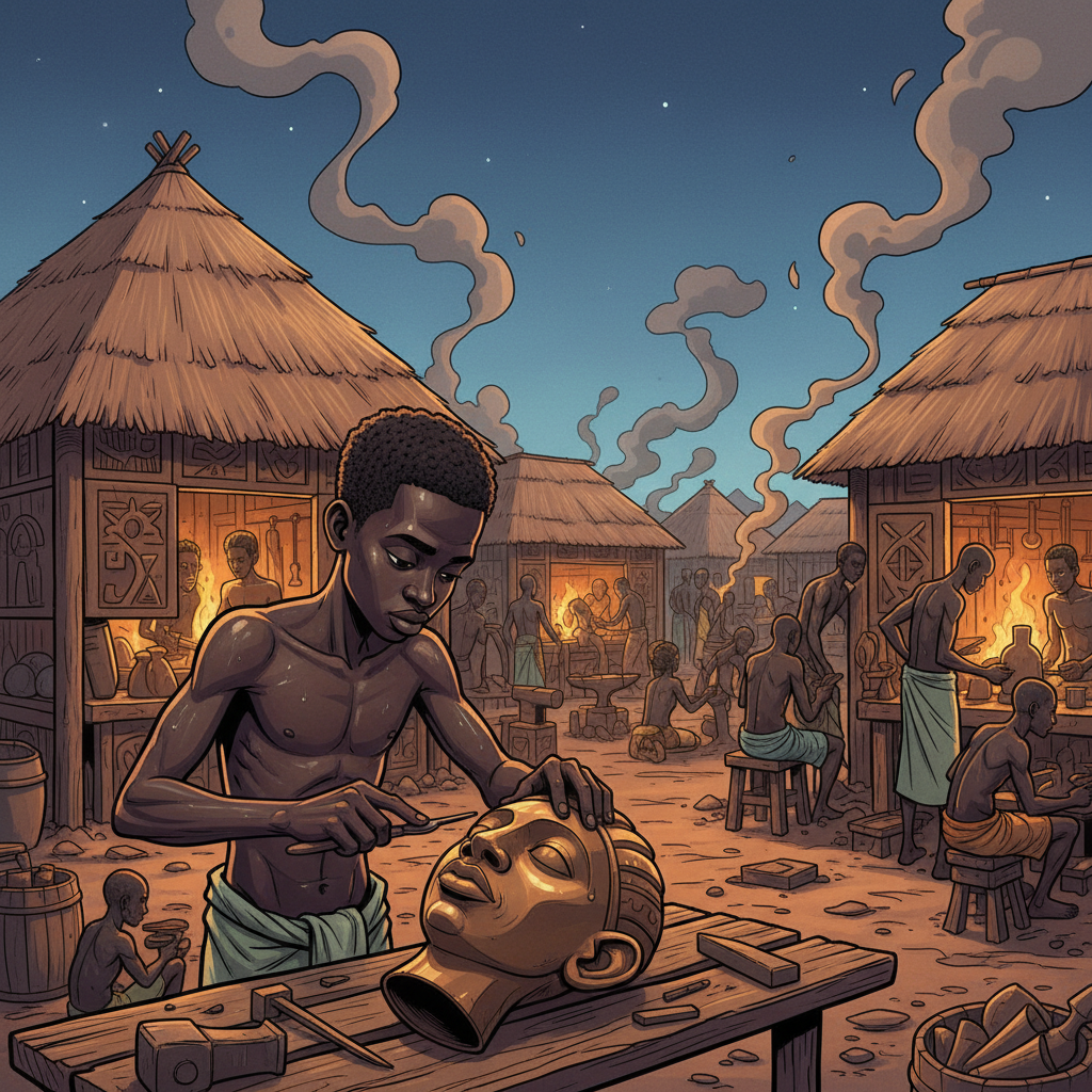 The Sculptor Who Smashed His Work — illustration 1