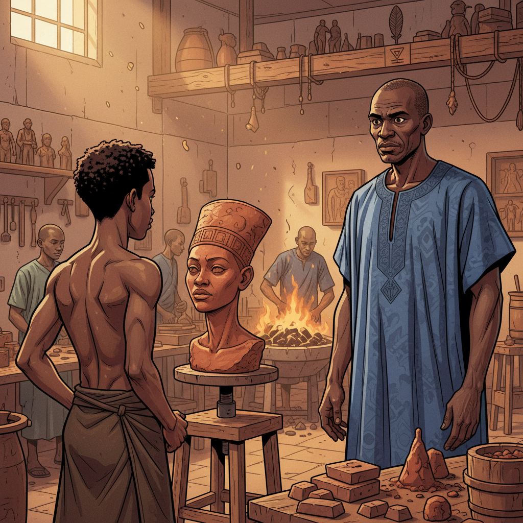 The Sculptor Who Smashed His Work — illustration 2