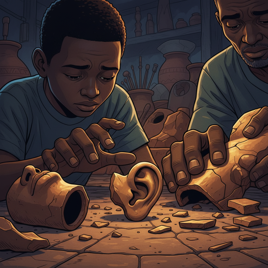 The Sculptor Who Smashed His Work — illustration 17