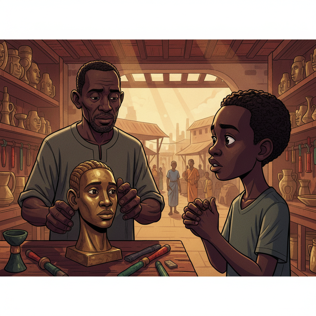 The Sculptor Who Smashed His Work — illustration 3