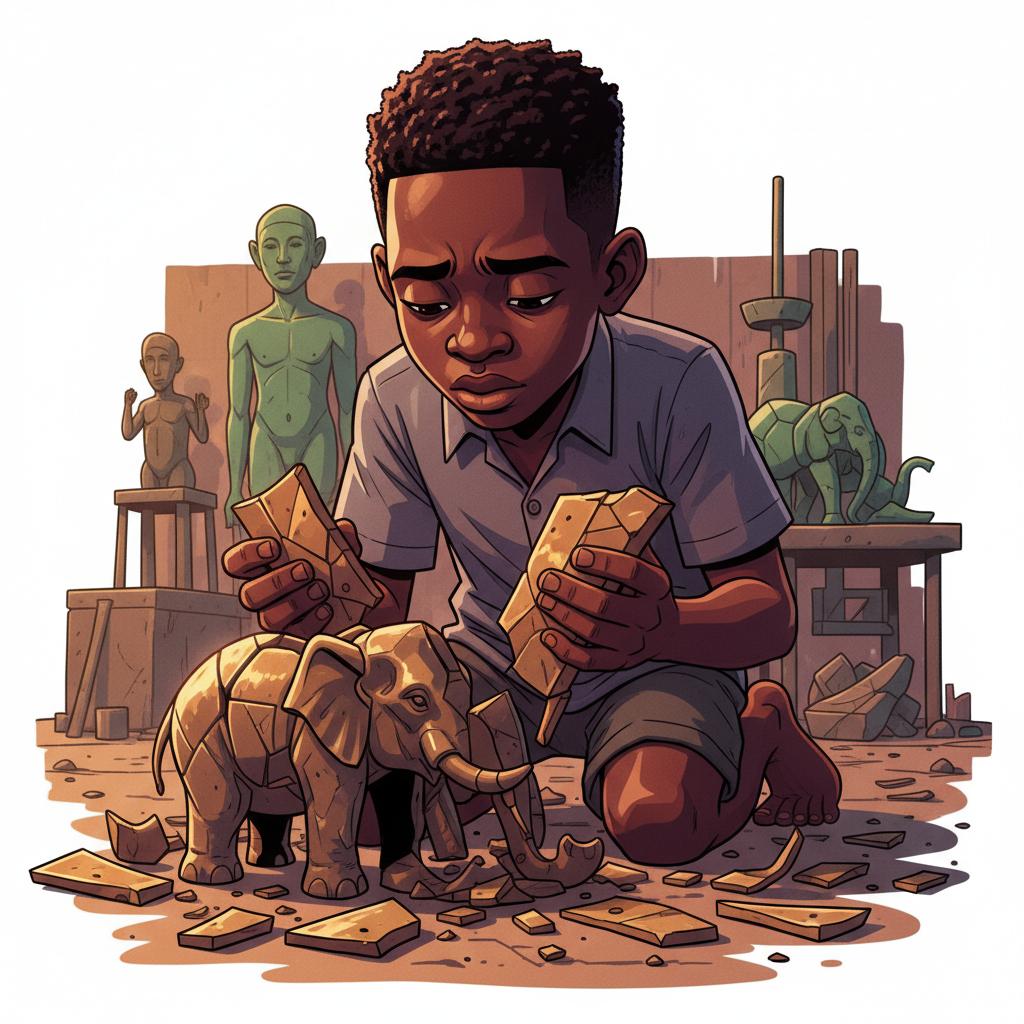 The Sculptor Who Smashed His Work — illustration 21