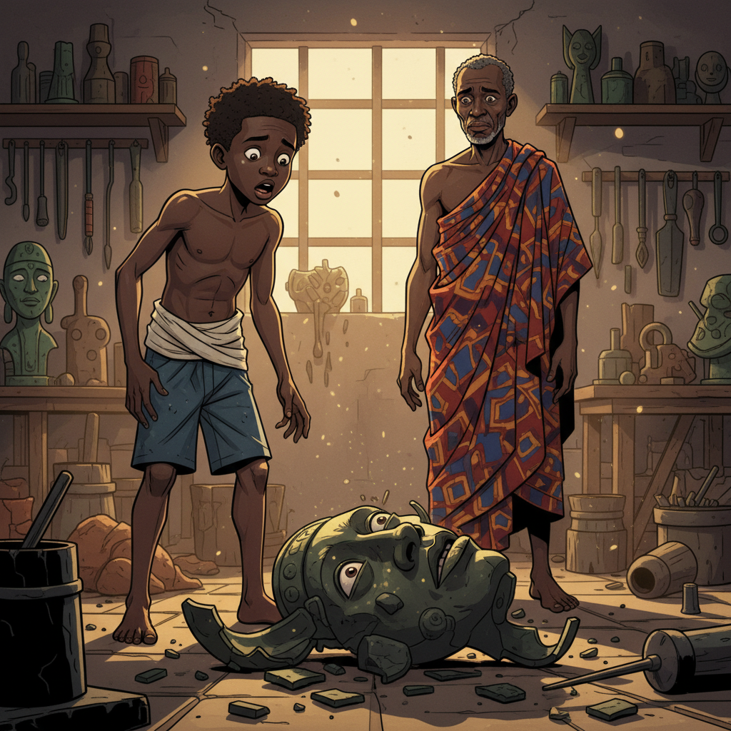 The Sculptor Who Smashed His Work — illustration 9