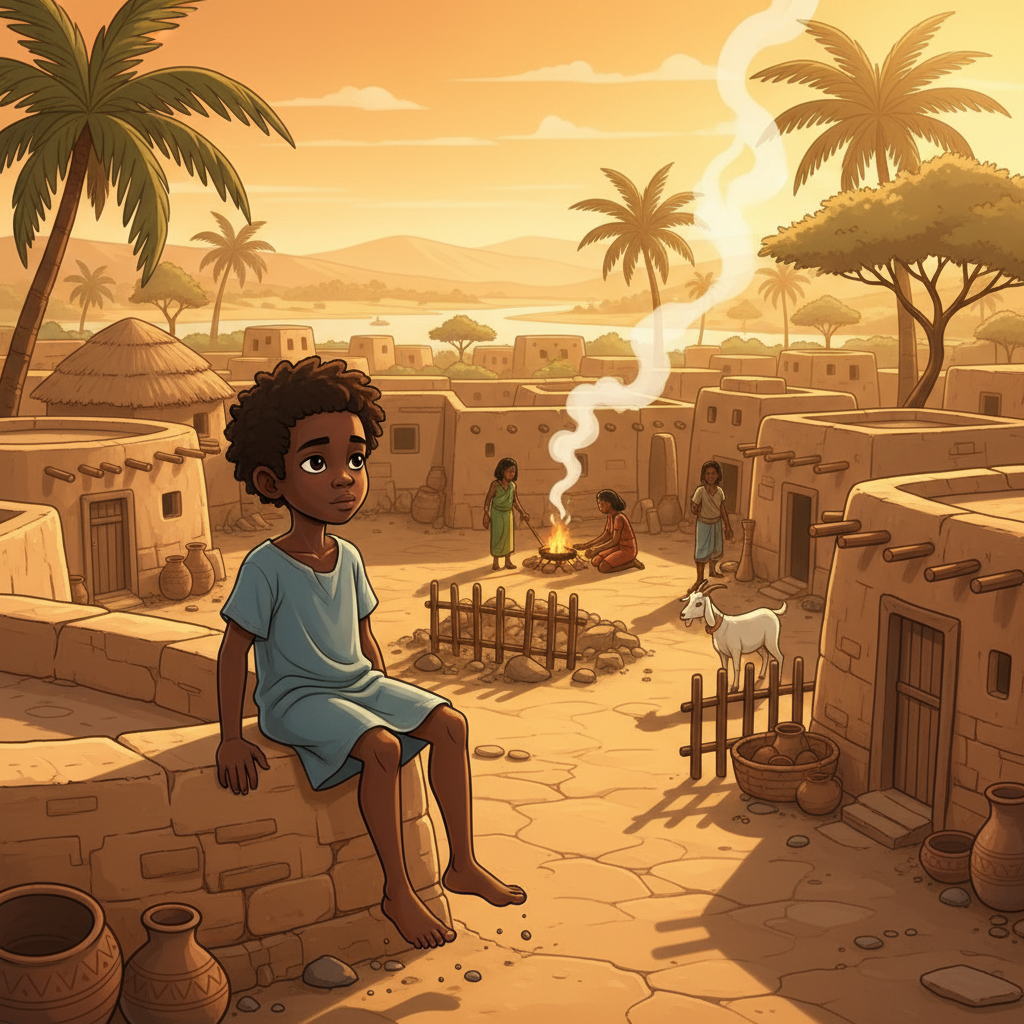 The Son Who Would Not Sweep — illustration 1