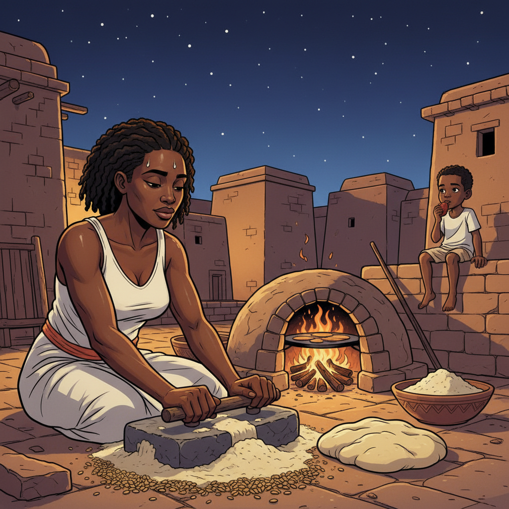 The Son Who Would Not Sweep — illustration 2