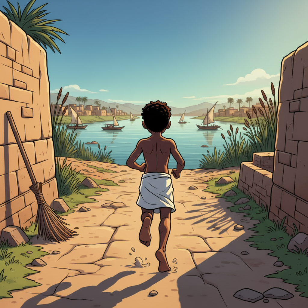 The Son Who Would Not Sweep — illustration 5