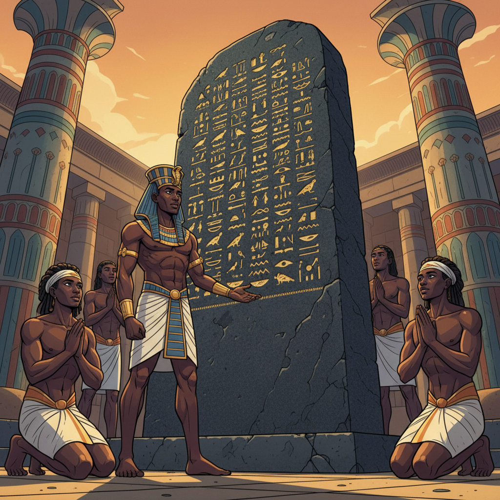 The Stone That Saved the Words — illustration 17