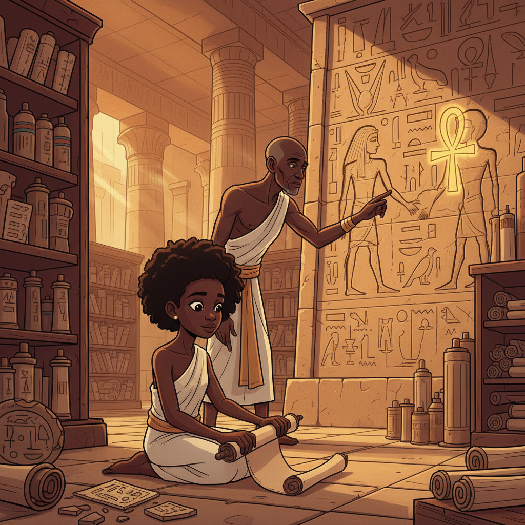 The Stone That Saved the Words — illustration 3
