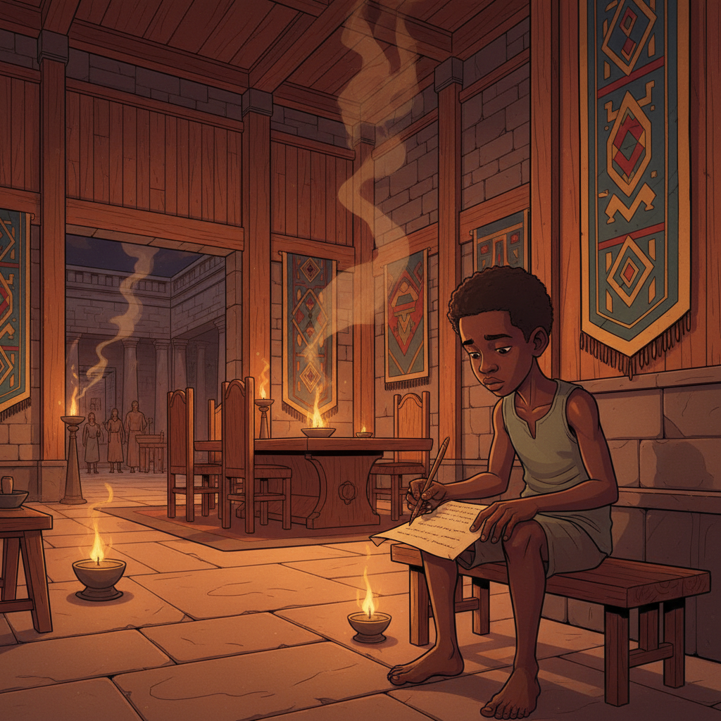 Before Pilatos and Kayafa — illustration 1