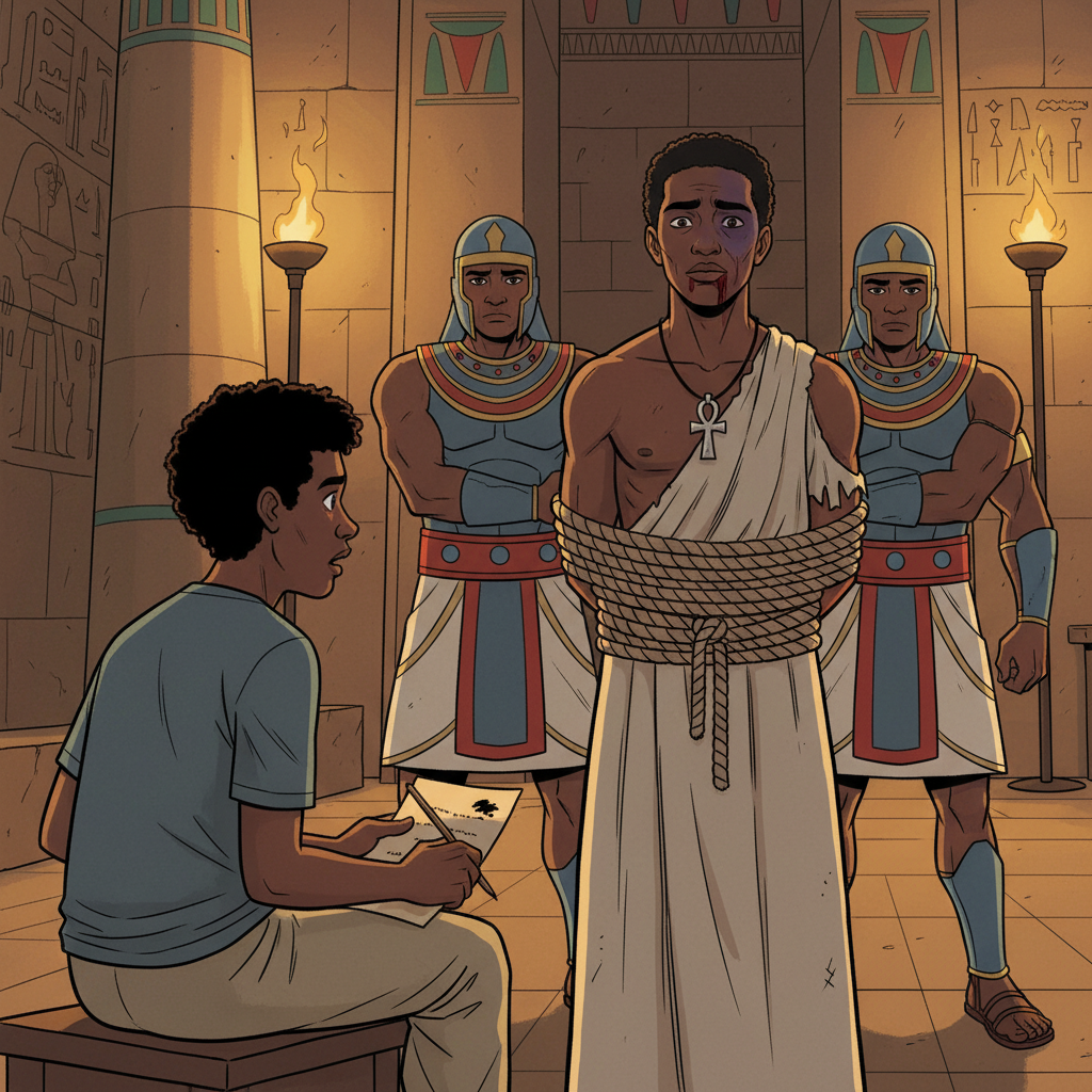 Before Pilatos and Kayafa — illustration 2