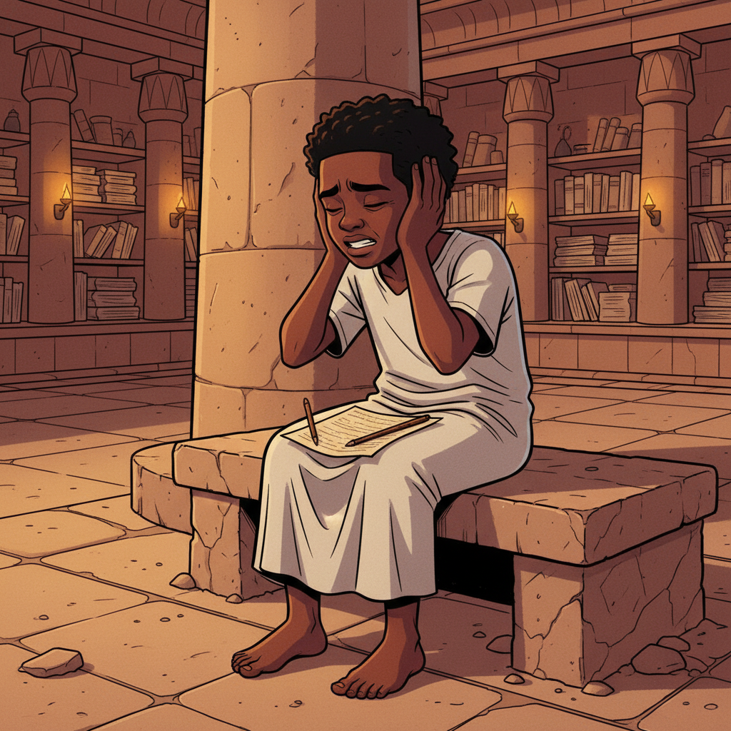 Before Pilatos and Kayafa — illustration 11