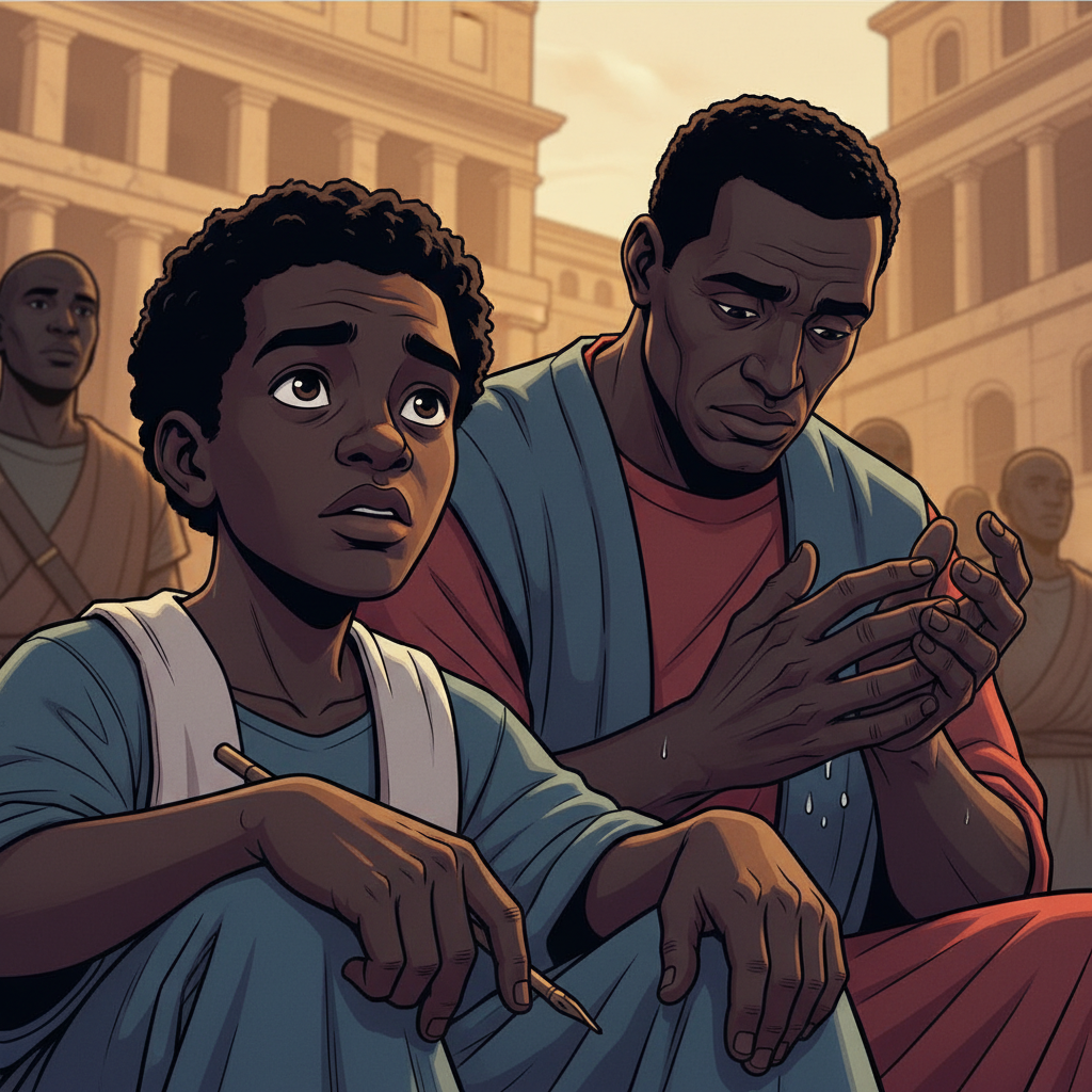 Before Pilatos and Kayafa — illustration 16