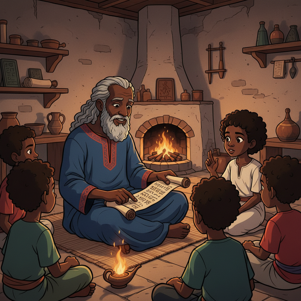 Before Pilatos and Kayafa — illustration 21
