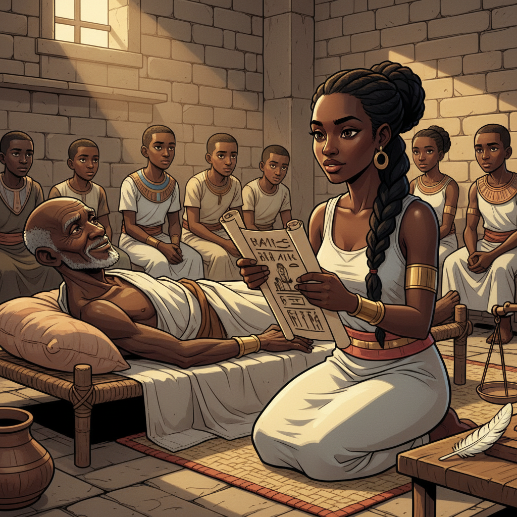 Before Pilatos and Kayafa — illustration 23