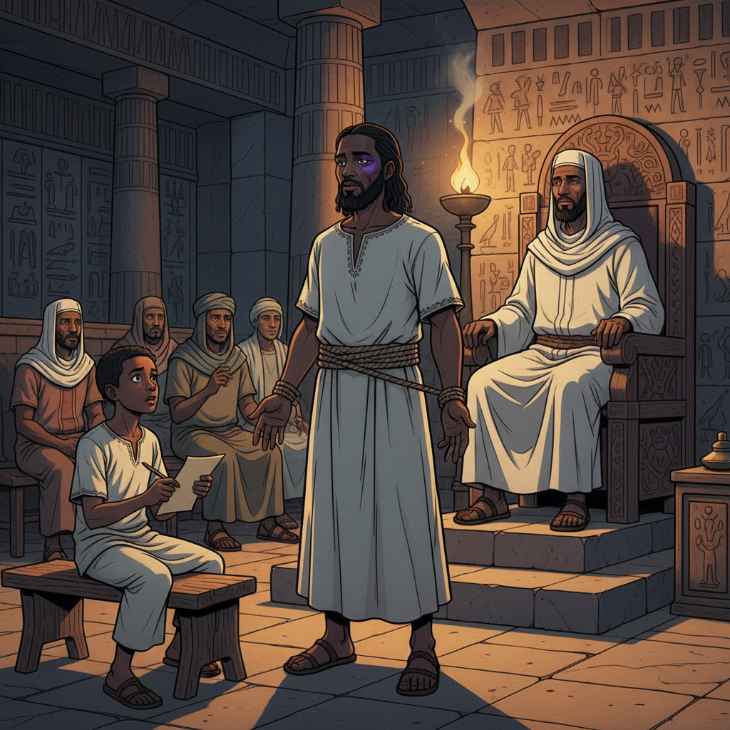 Before Pilatos and Kayafa — illustration 4