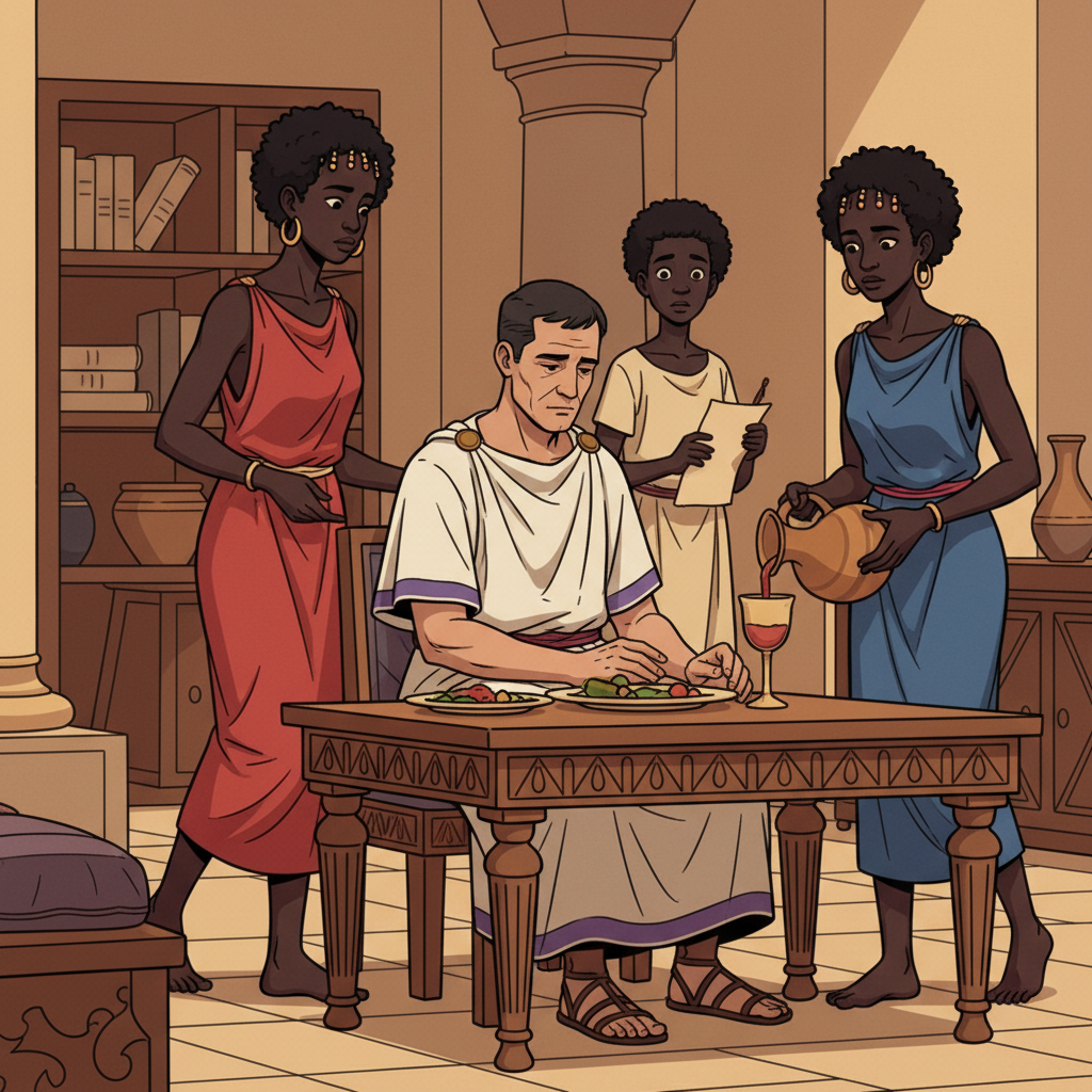 Before Pilatos and Kayafa — illustration 8