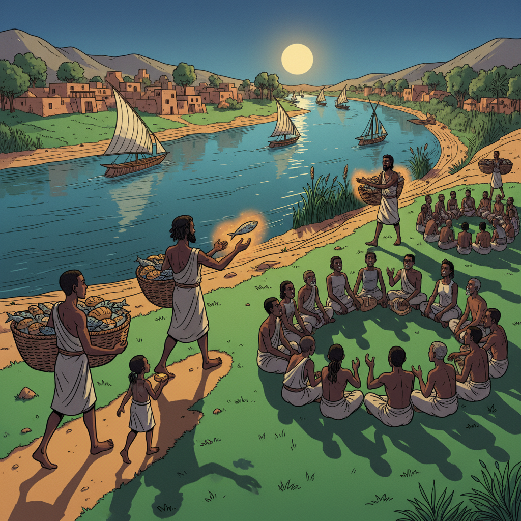 The Feeding of the Multitudes — illustration 14