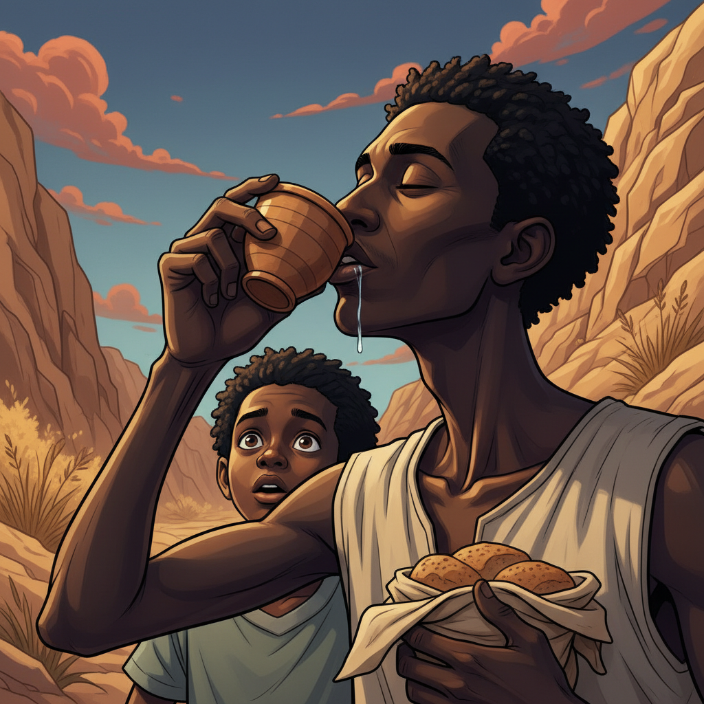 The Forty Days in the Wilderness — illustration 21