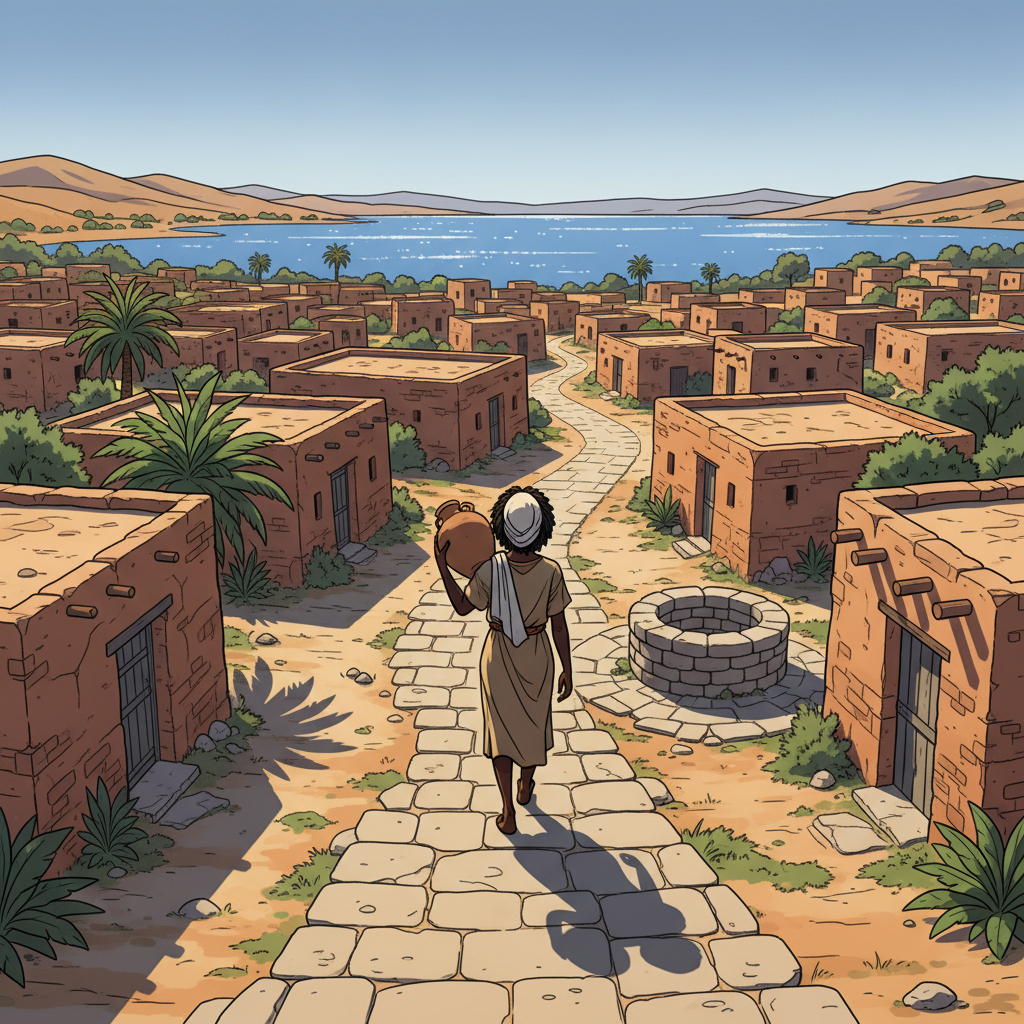 Miryam of Magdala at the Well — illustration 1