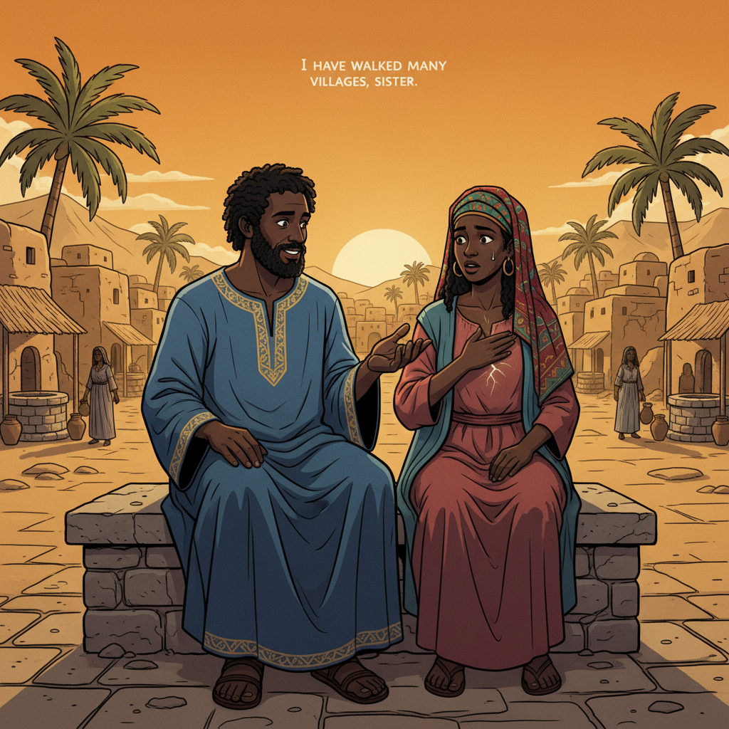 Miryam of Magdala at the Well — illustration 11