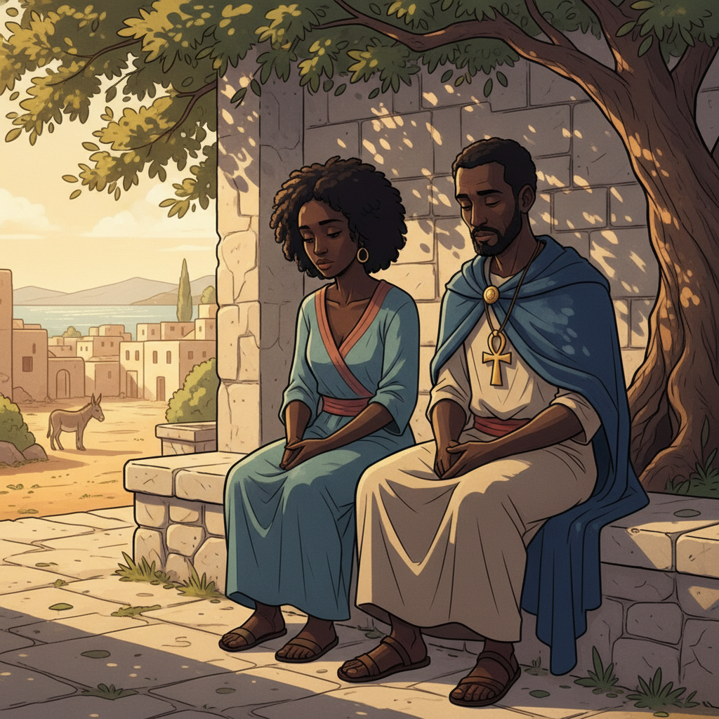 Miryam of Magdala at the Well — illustration 12