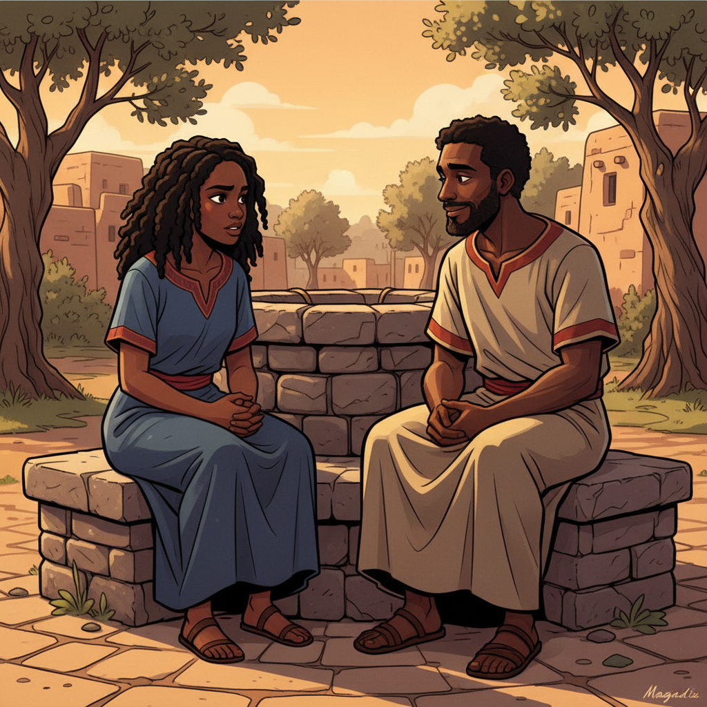 Miryam of Magdala at the Well — illustration 13