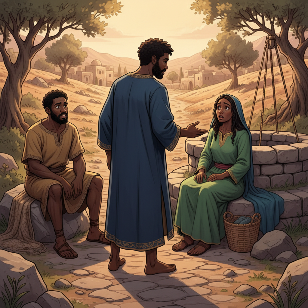 Miryam of Magdala at the Well — illustration 15