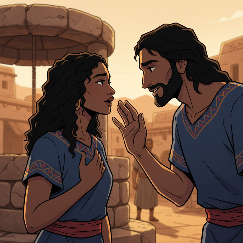 Miryam of Magdala at the Well — illustration 16