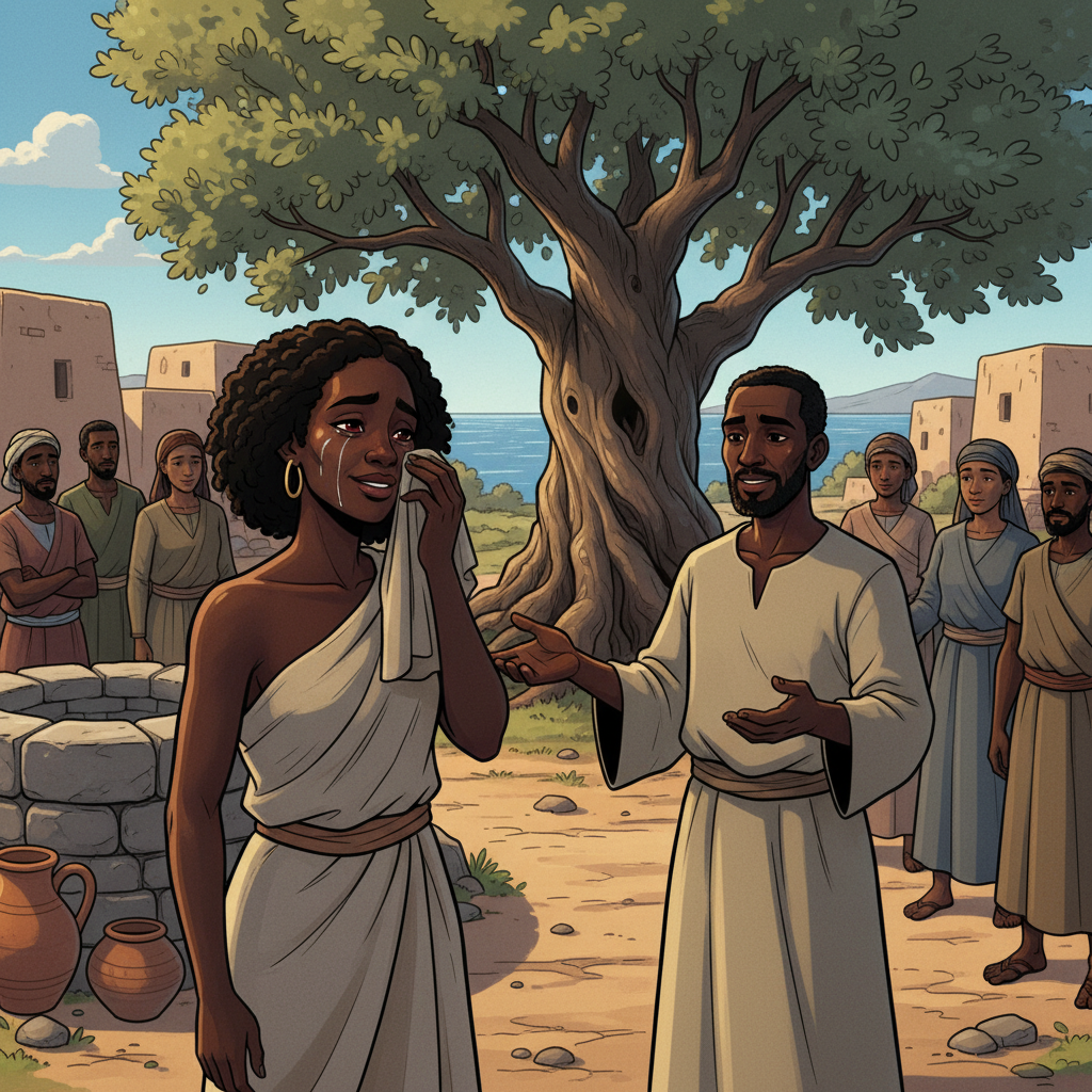 Miryam of Magdala at the Well — illustration 18