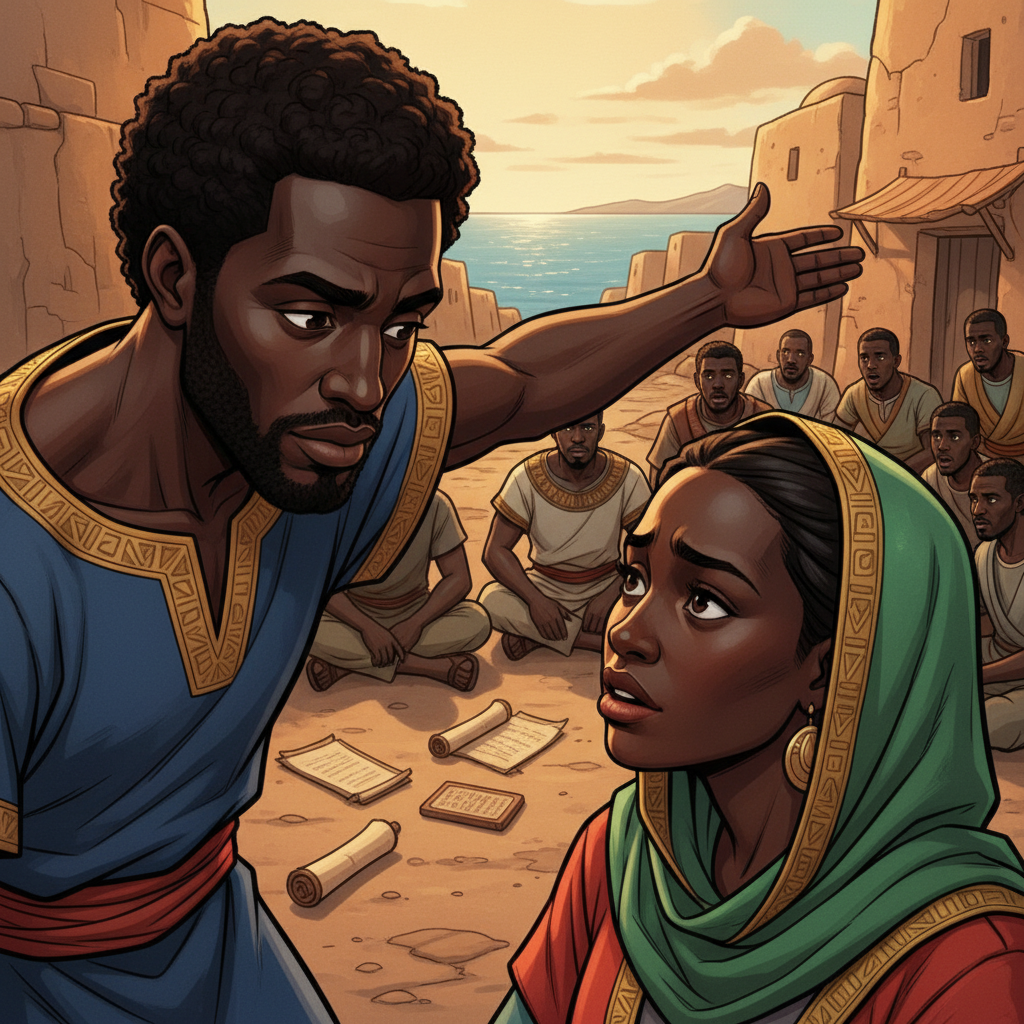 Miryam of Magdala at the Well — illustration 19