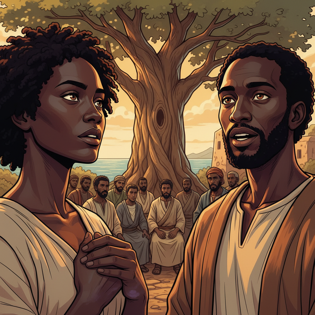 Miryam of Magdala at the Well — illustration 21