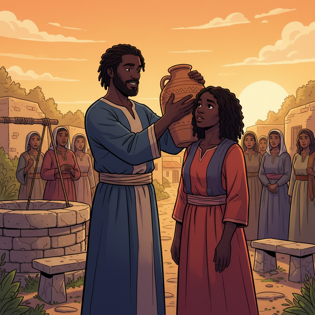 Miryam of Magdala at the Well — illustration 22