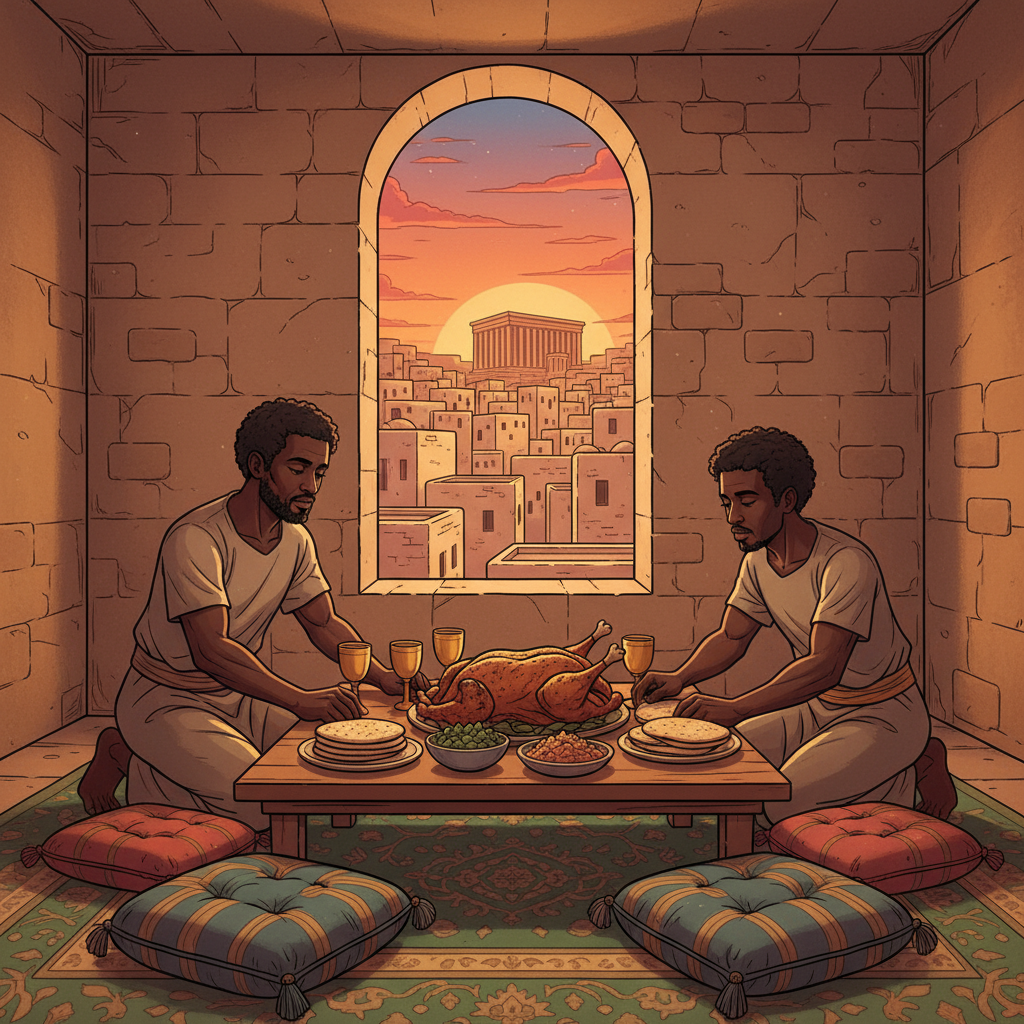 The Foot Washing and the Last Meal — illustration 1