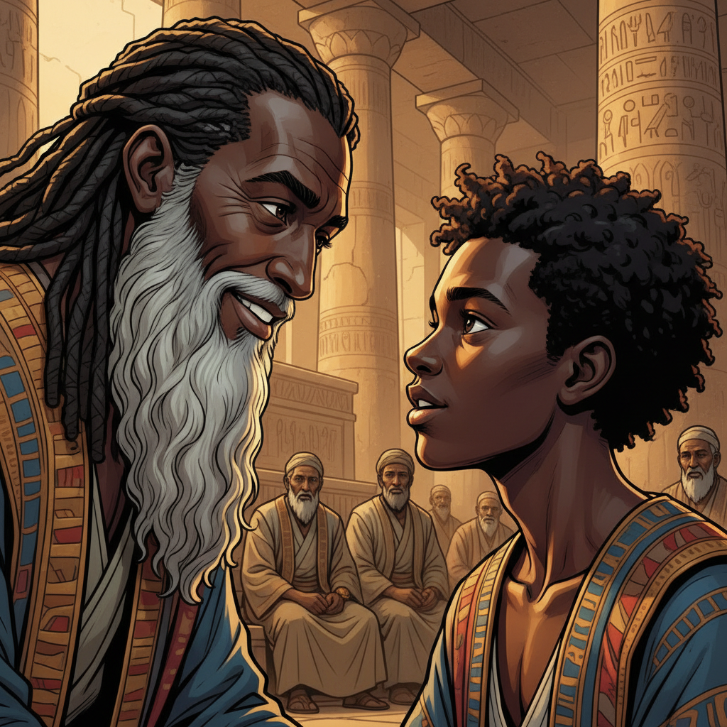 The Twelve-Year-Old at the Temple — illustration 12