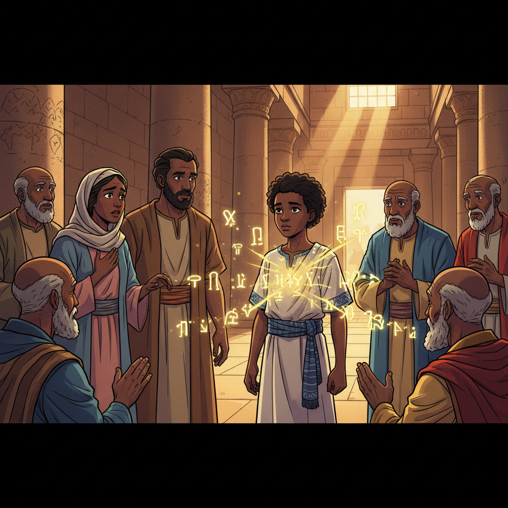 The Twelve-Year-Old at the Temple — illustration 14