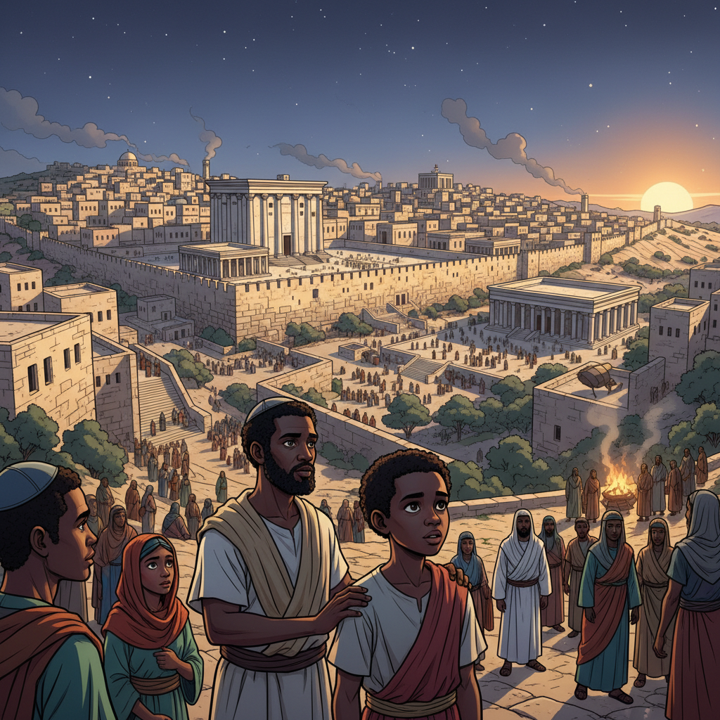 The Twelve-Year-Old at the Temple — illustration 3