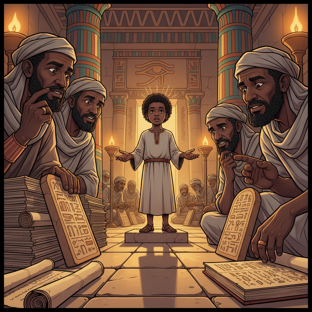 The Twelve-Year-Old at the Temple — illustration 10