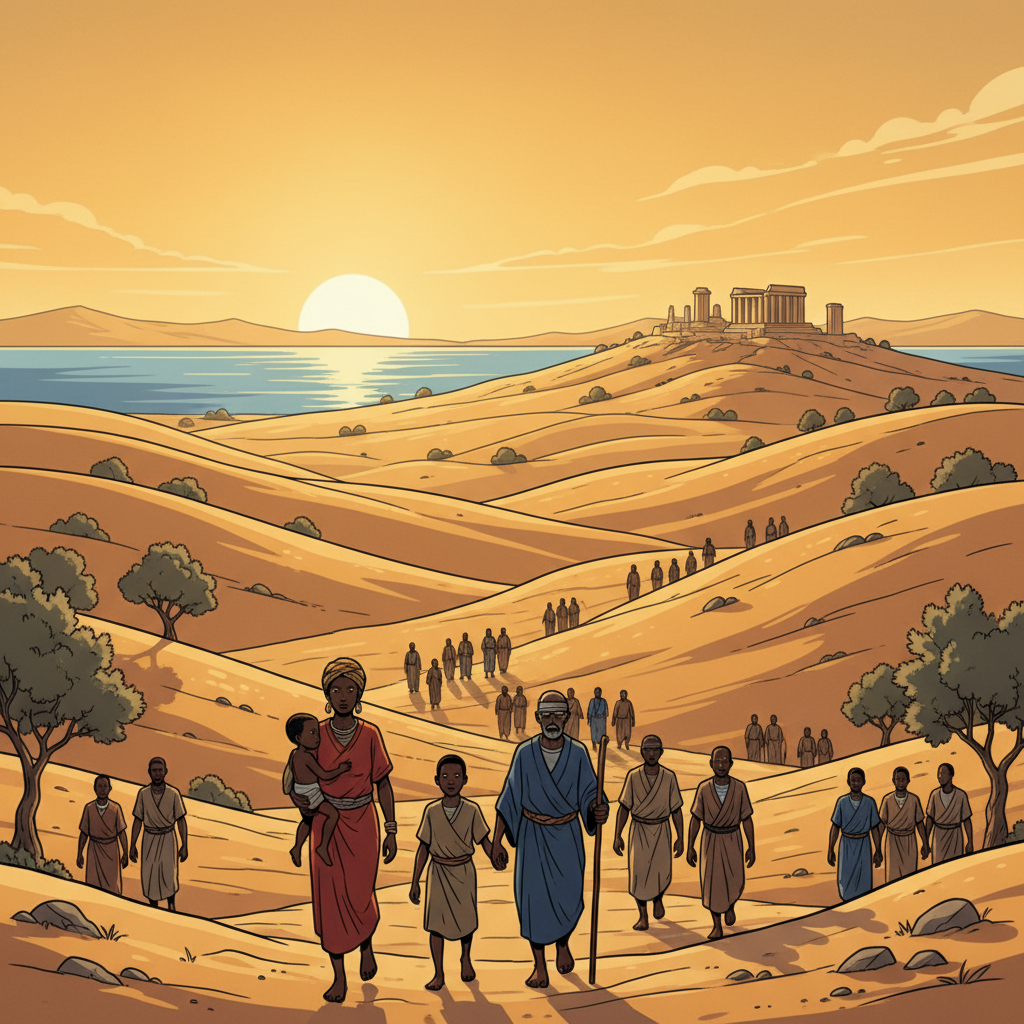 The Words on the Hillside — illustration 1